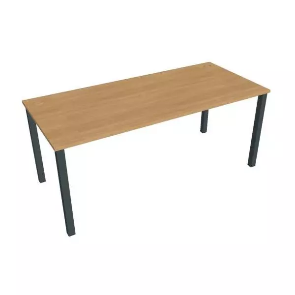 Pracovný stôl Uni, 180x75,5x80 cm, dub/čierna