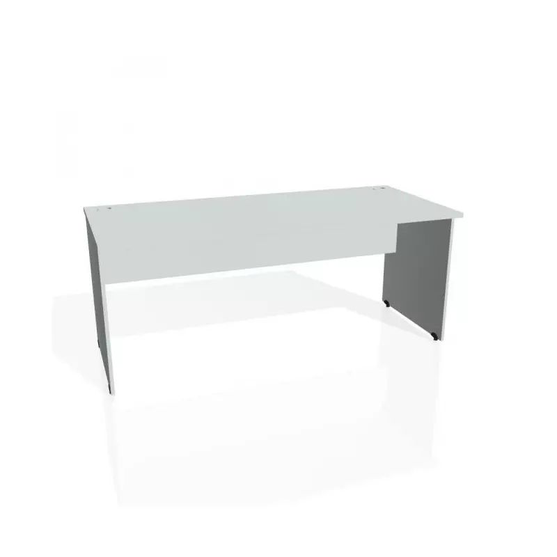 Pracovný stôl Gate, 180x75,5x80 cm, sivý/sivý Pracovný stôl Gate, 180x75,5x80 cm, sivý/sivý