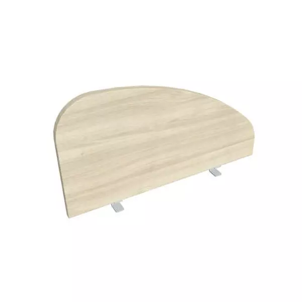 Paraván Hobis na hranu stola, oblý, 80 cm, agát
