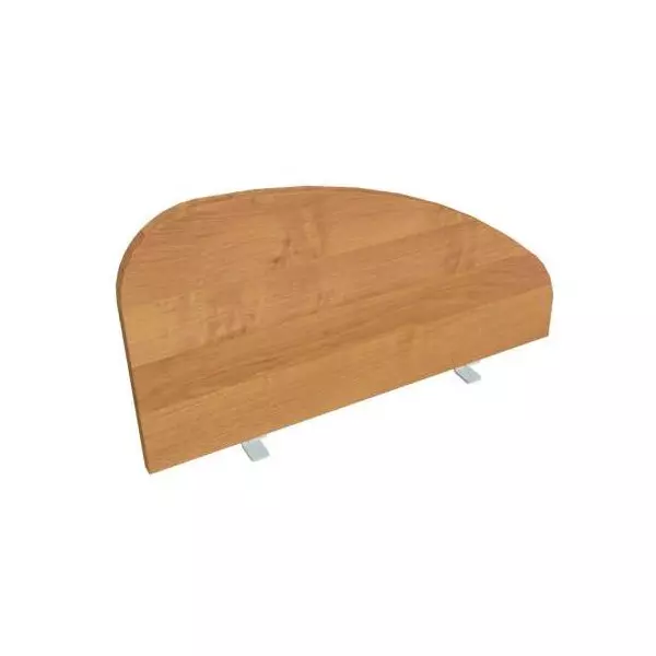 Paraván Hobis na hranu stola, oblý, 80 cm, jelša