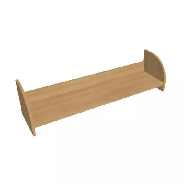 Závesná polica na stenu Hobis, 120 cm, dub