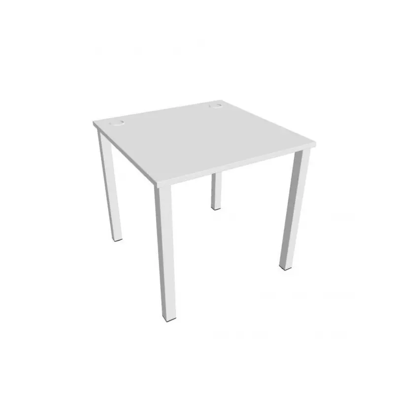 Pracovný stôl Uni, 80x75,5x80 cm, biela/biela Pracovný stôl Uni, 80x75,5x80 cm, biela/biela
