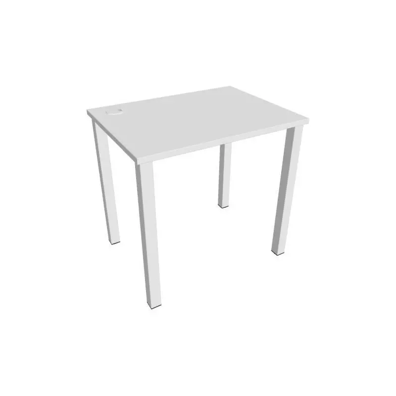 Pracovný stôl Uni, 80x75,5x60 cm, biela/biela Pracovný stôl Uni, 80x75,5x60 cm, biela/biela
