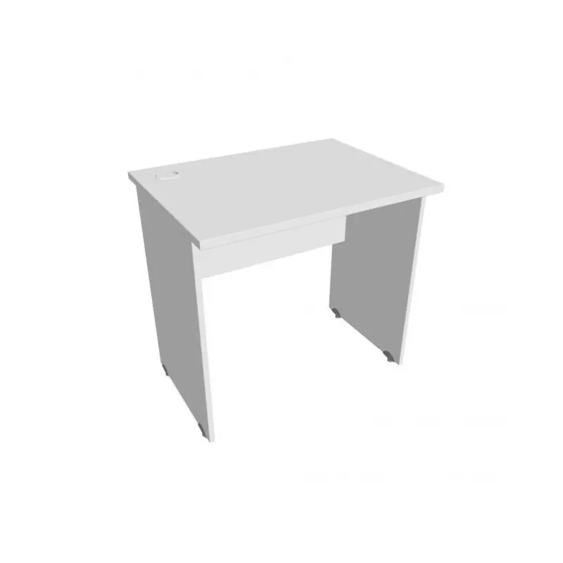 Pracovný stôl Gate, 80x75,5x60 cm, biely/biely Pracovný stôl Gate, 80x75,5x60 cm, biely/biely