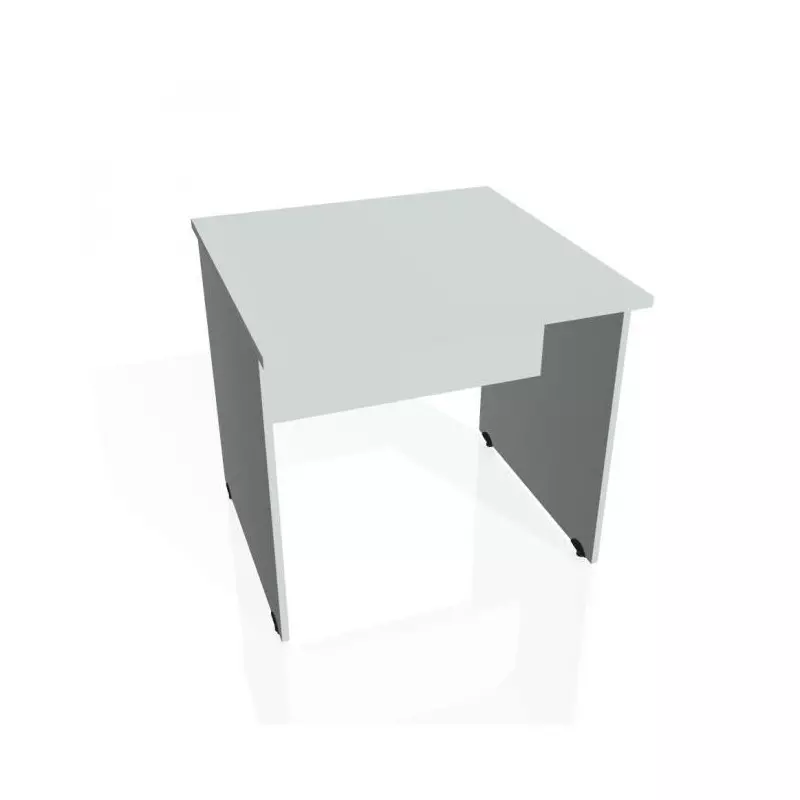 Rokovací stôl Gate, 80x75,5x80 cm, sivá/sivá Rokovací stôl Gate, 80x75,5x80 cm, sivá/sivá