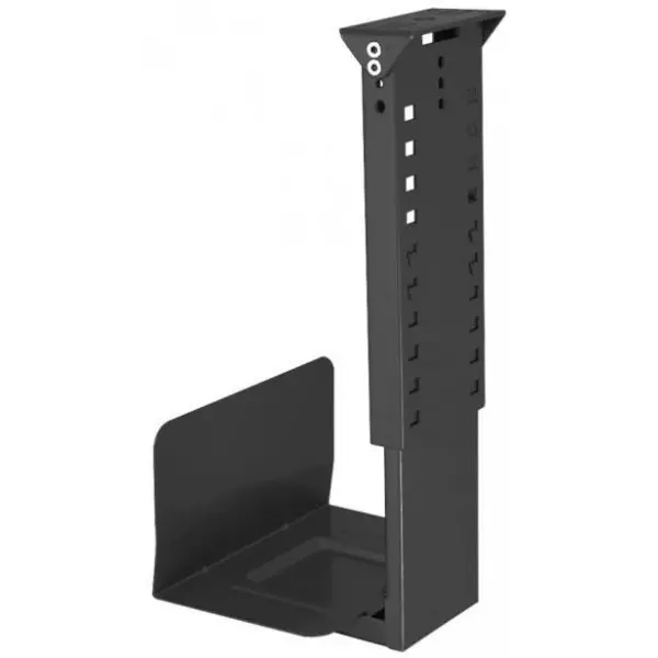 Závesný nosič PC Rack, 20-30x39-59x24 cm (šxvxh), čierna