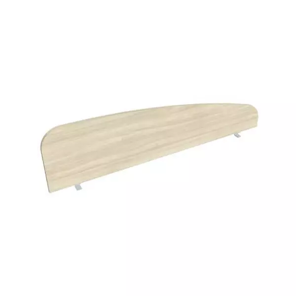 Paraván Hobis na hranu stola, oblý, 160 cm, agát