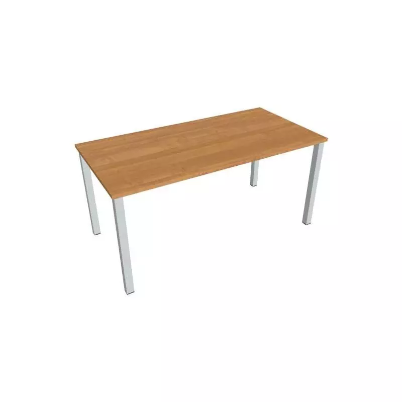 Rokovací stôl Uni, 160x75,5x80 cm, jelša/sivá Rokovací stôl Uni, 160x75,5x80 cm, jelša/sivá