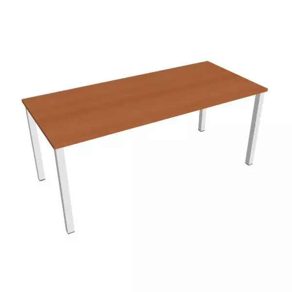 Rokovací stôl Uni, 180x75,5x80 cm, čerešňa/biela