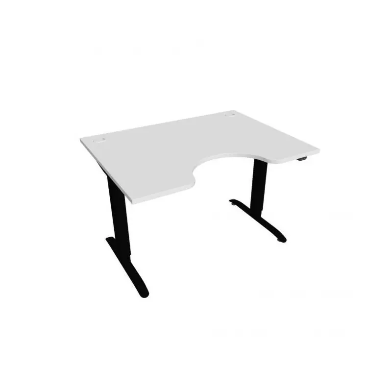 Pracovný stôl Motion Ergo, ZO, 2S, 120x70,5-120,5x90 cm, biela/čierna Pracovný stôl Motion Ergo, ZO, 2S, 120x70,5-120,5x90 cm, biela/čierna