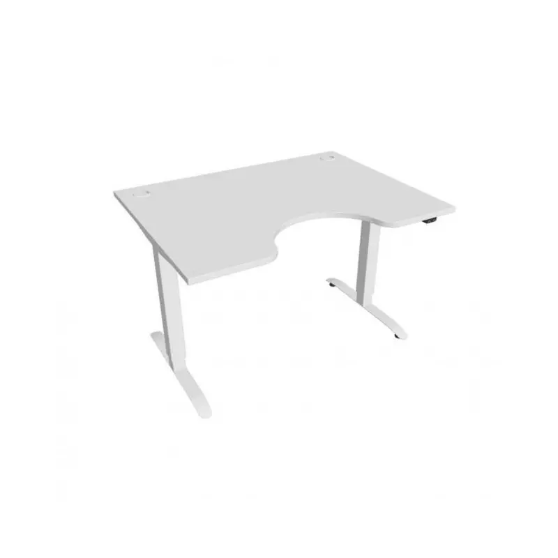 Pracovný stôl Motion Ergo, ZO, 2S, 120x70,5-120,5x90 cm, biela/biela Pracovný stôl Motion Ergo, ZO, 2S, 120x70,5-120,5x90 cm, biela/biela