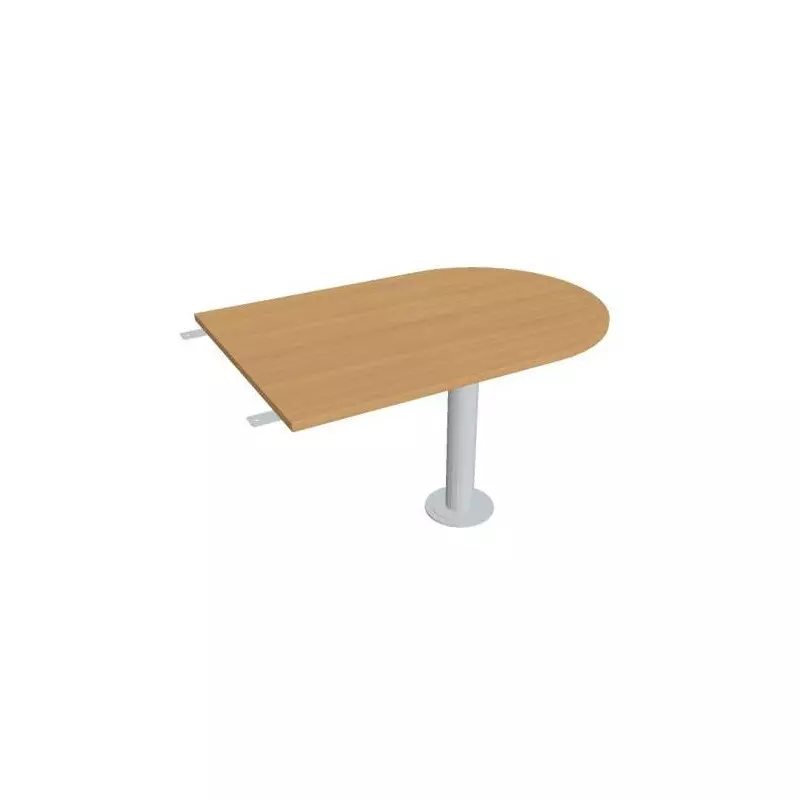 Doplnkový stôl Cross, 120x75,5x80 cm, buk/kov Doplnkový stôl Cross, 120x75,5x80 cm, buk/kov
