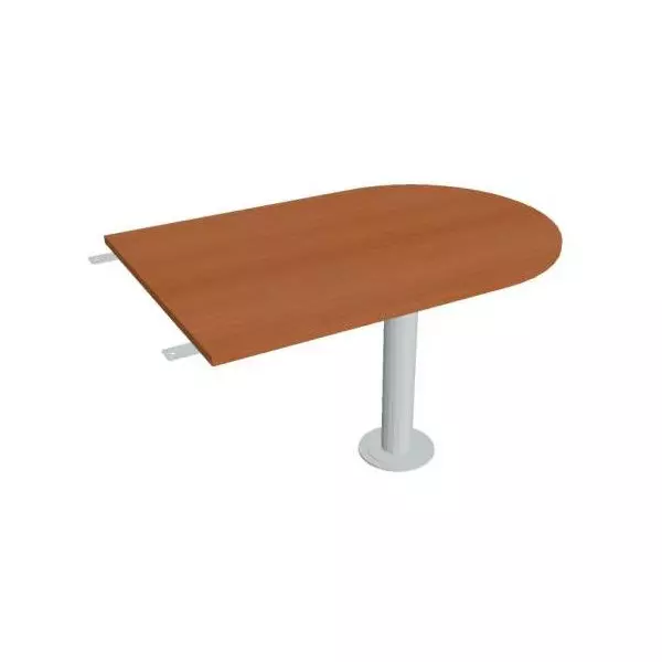 Doplnkový stôl Cross, 120x75,5x80 cm, čerešňa/kov