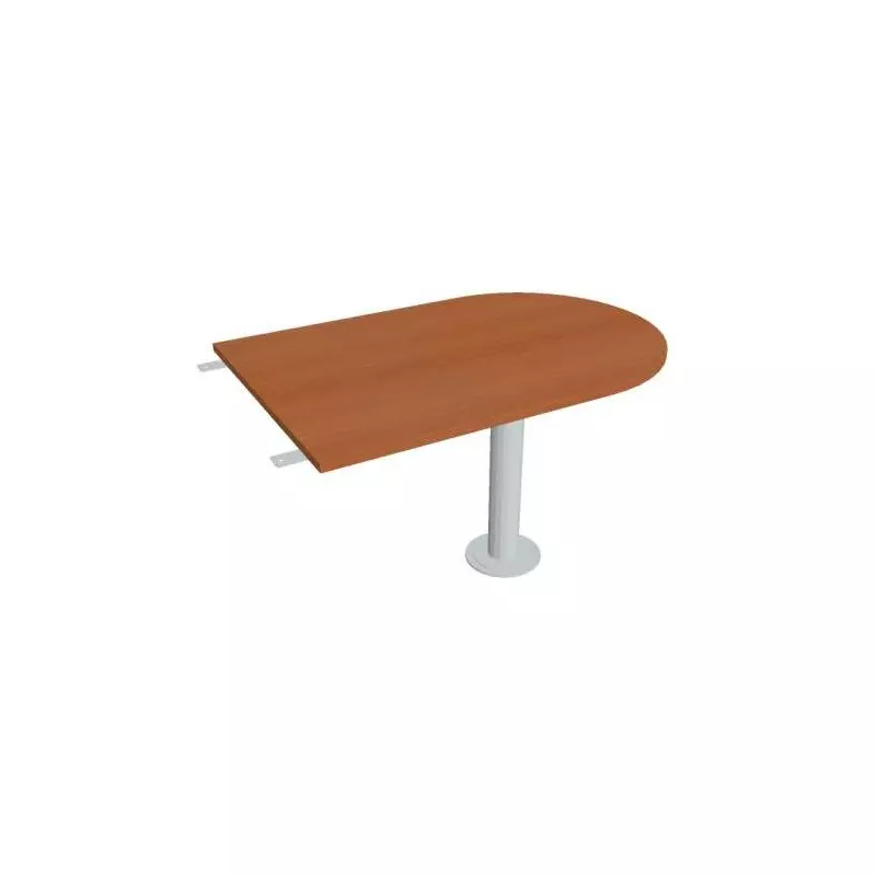 Doplnkový stôl Cross, 120x75,5x80 cm, čerešňa/kov Doplnkový stôl Cross, 120x75,5x80 cm, čerešňa/kov