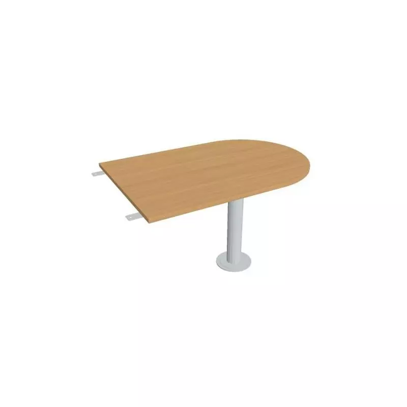 Doplnkový stôl Flex, 120x75,5x80 cm, buk/kov Doplnkový stôl Flex, 120x75,5x80 cm, buk/kov