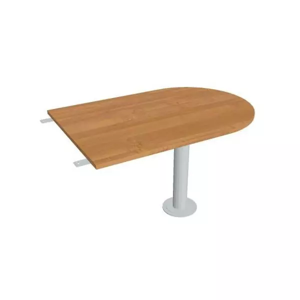 Doplnkový stôl Flex, 120x75,5x80 cm, jelša/kov