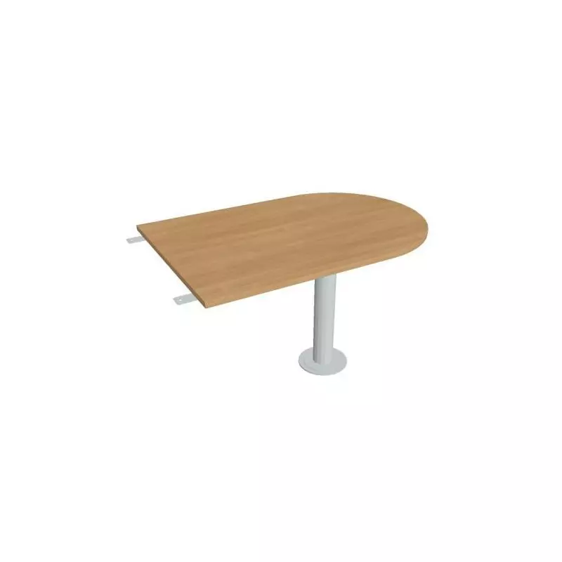 Doplnkový stôl Flex, 120x75,5x80 cm, dub/kov Doplnkový stôl Flex, 120x75,5x80 cm, dub/kov