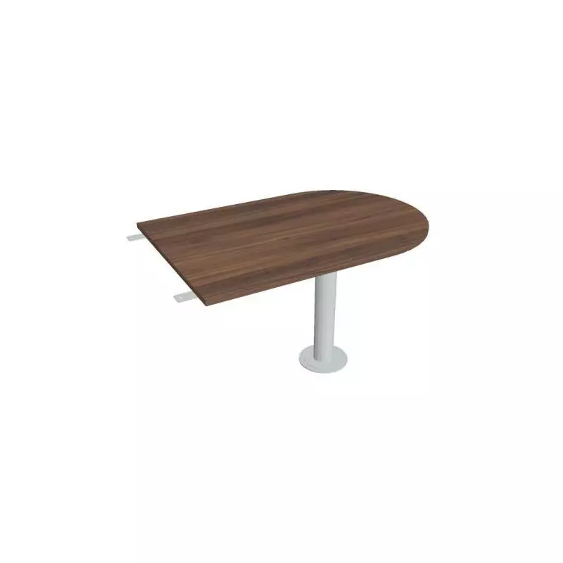 Doplnkový stôl Flex, 120x75,5x80 cm, orech/kov Doplnkový stôl Flex, 120x75,5x80 cm, orech/kov