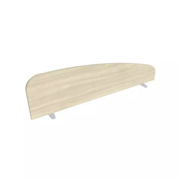 Paraván Hobis na plochu stola, oblý, 140 cm, agát