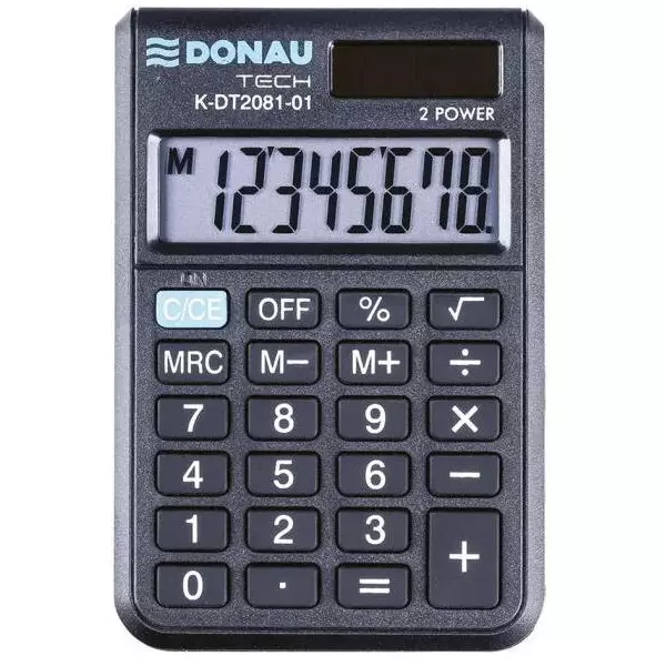 Kalkulačka Donau Tech K-DT2081 čierna