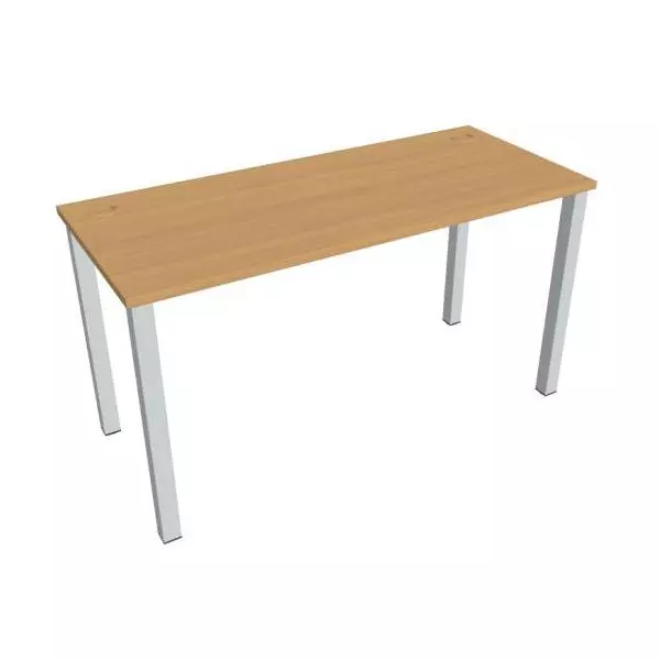 Pracovný stôl Uni, 140x75,5x60 cm, buk/sivá