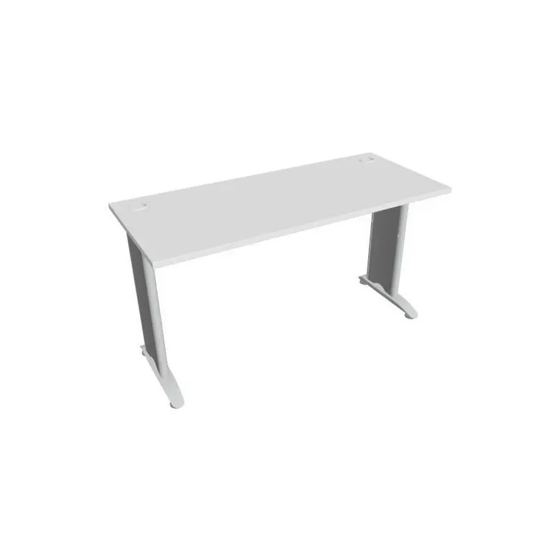 Pracovný stôl Flex, 140x75,5x60 cm, biely/kov Pracovný stôl Flex, 140x75,5x60 cm, biely/kov