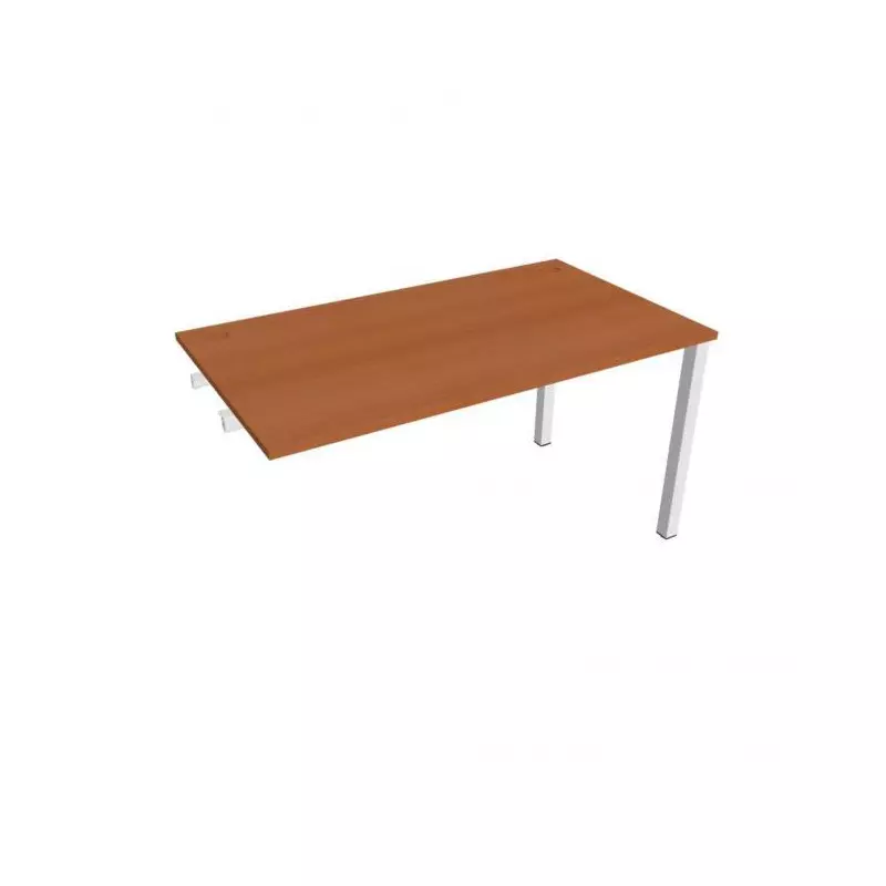 Pracovný stôl Uni k pozdĺ. reťazeniu, 140x75,5x80 cm, čerešňa/biela Pracovný stôl Uni k pozdĺ. reťazeniu, 140x75,5x80 cm, čerešňa/biela