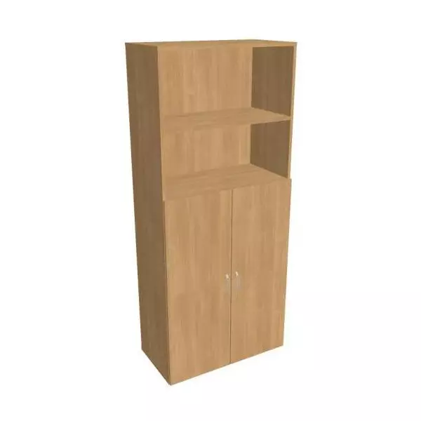 Policová skriňa Drive, 80x185x42 cm, dub/dub