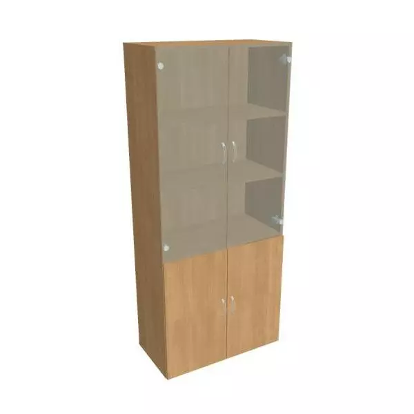 Policová skriňa Drive, 80x185x42 cm, dub/dub
