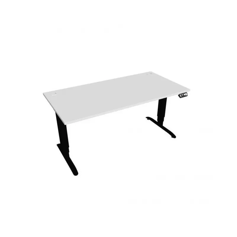 Pracovný stôl Motion, PO, 3S, 160x61-128x80 cm, biela/čierna Pracovný stôl Motion, PO, 3S, 160x61-128x80 cm, biela/čierna