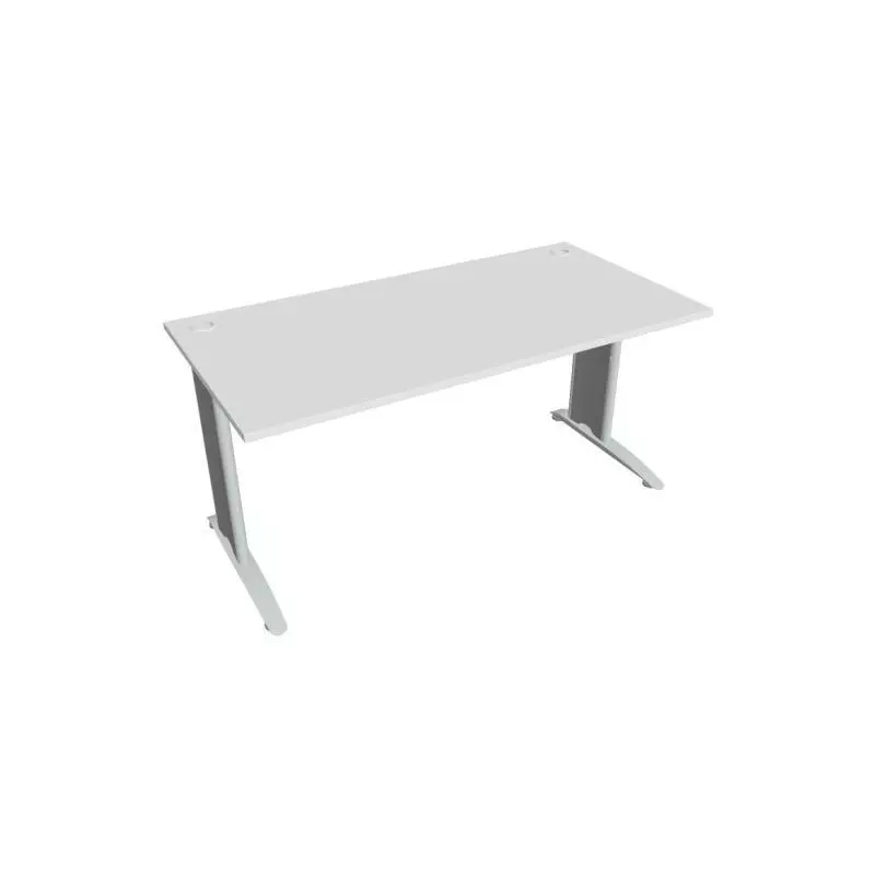 Pracovný stôl Flex, 160x75,5x80 cm, biely/kov Pracovný stôl Flex, 160x75,5x80 cm, biely/kov