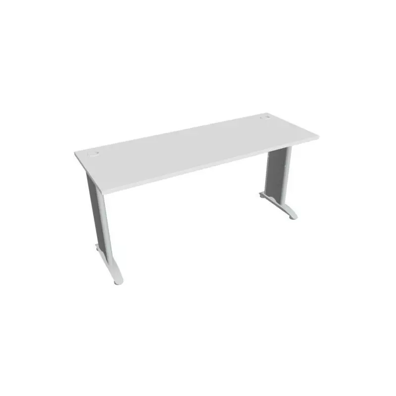 Pracovný stôl Flex, 160x75,5x60 cm, biely/kov Pracovný stôl Flex, 160x75,5x60 cm, biely/kov