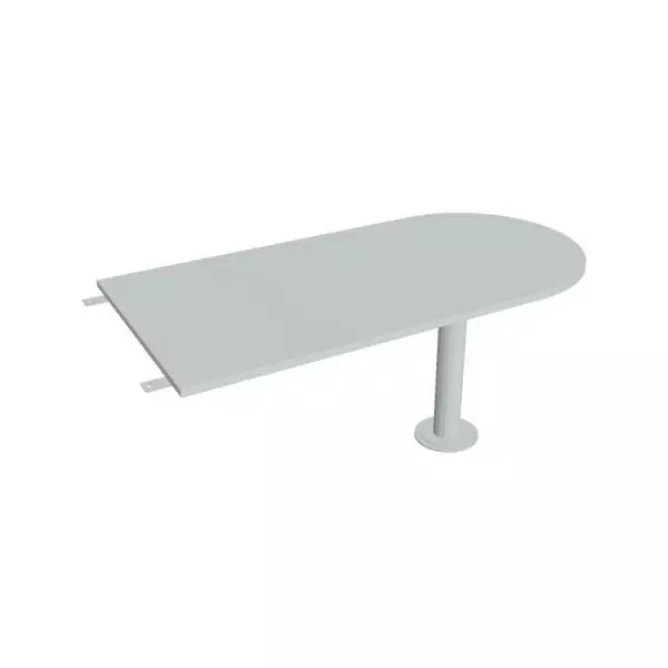 Doplnkový stôl Cross, 160x75,5x80 cm, sivá/kov
