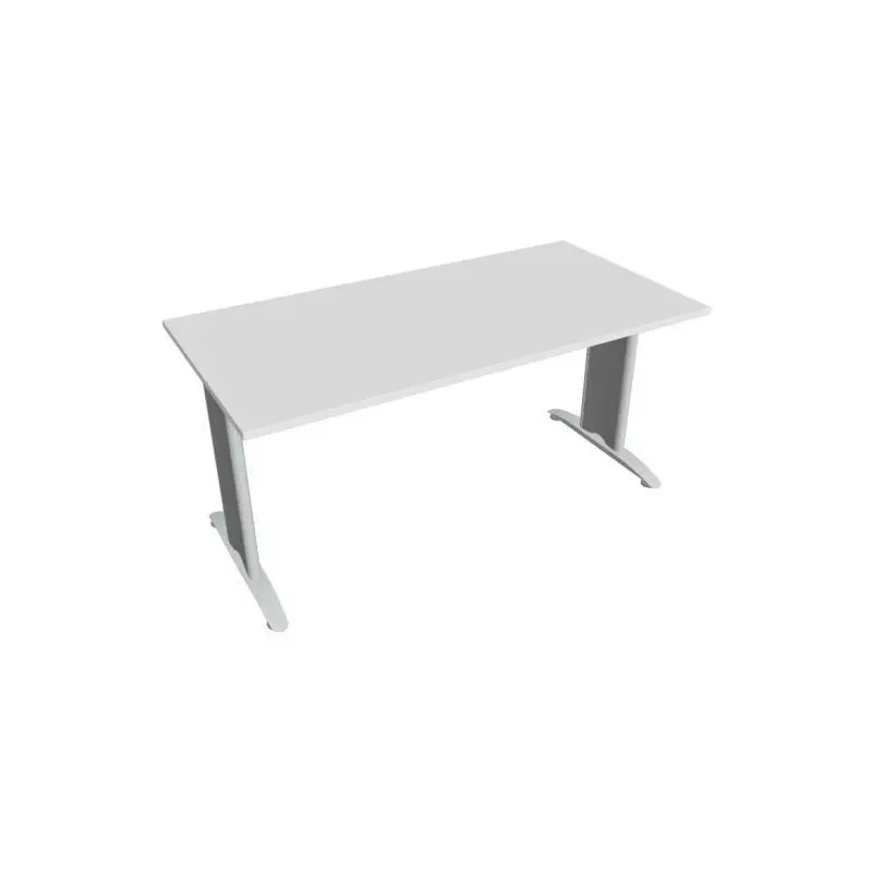 Rokovací stôl Flex, 160x75,5x80 cm, biely/kov Rokovací stôl Flex, 160x75,5x80 cm, biely/kov