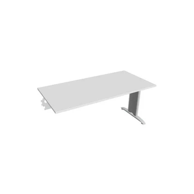 Rokovací stôl Flex, 160x75,5x80 cm, biely/kov Rokovací stôl Flex, 160x75,5x80 cm, biely/kov