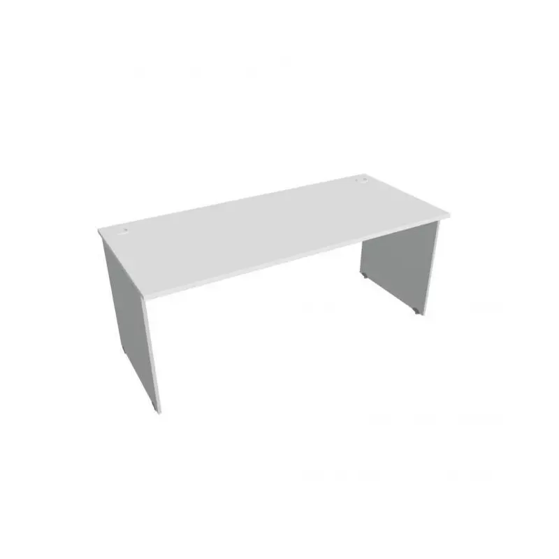 Pracovný stôl Gate, 180x75,5x80 cm, biely/sivý Pracovný stôl Gate, 180x75,5x80 cm, biely/sivý