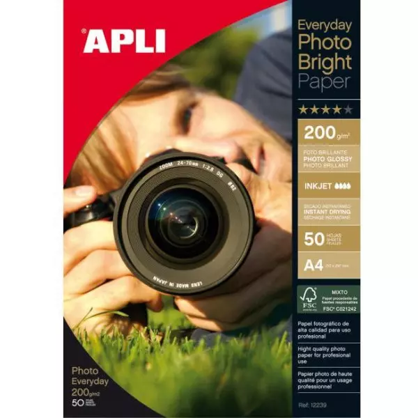 Fotopapier APLI A4 Bright 200g 50 hárkov