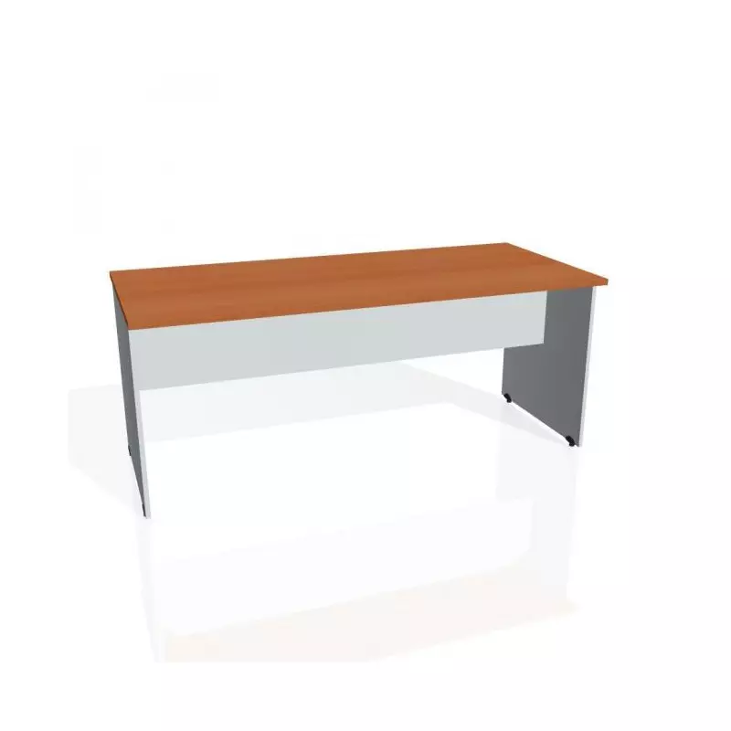 Rokovací stôl Gate, 180x75,5x80 cm, čerešňa/sivá Rokovací stôl Gate, 180x75,5x80 cm, čerešňa/sivá