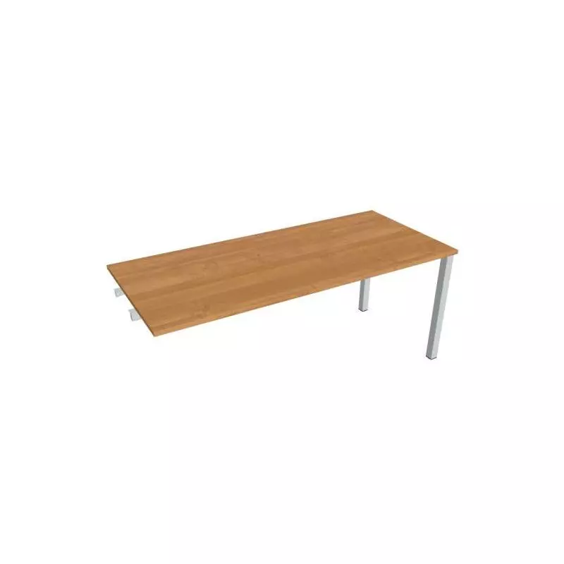 Rokovací stôl Uni k pozdĺ. reťazeniu, 180x75,5x80 cm, jelša/sivá Rokovací stôl Uni k pozdĺ. reťazeniu, 180x75,5x80 cm, jelša/sivá