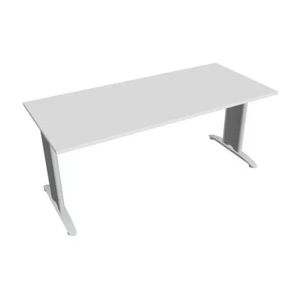 Rokovací stôl Flex, 180x75,5x80 cm, biely/kov