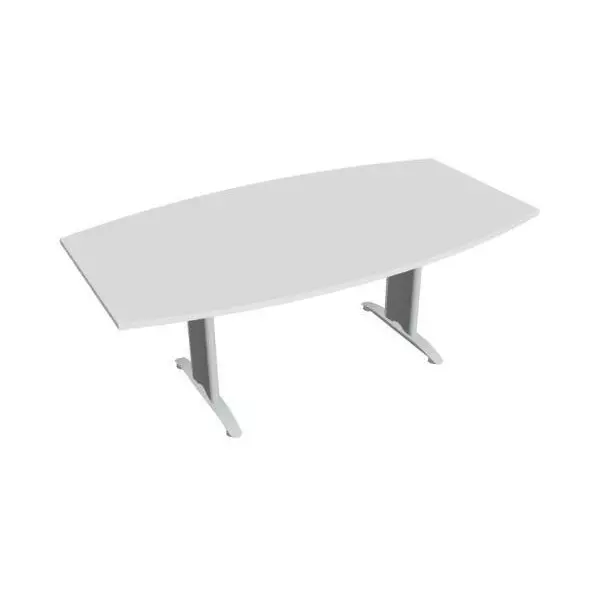 Rokovací stôl Flex, 200x75,5x110 cm, biely/kov
