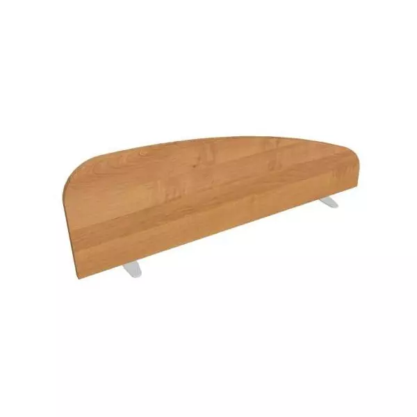 Paraván Hobis na plochu stola, oblý, 120 cm, jelša