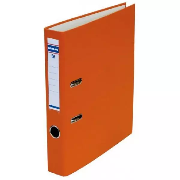 Zakladač pákový DONAU poloplastový 5cm oranžový