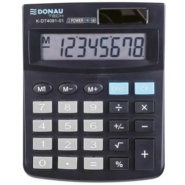Kalkulačka Donau Tech K-DT4081 čierna