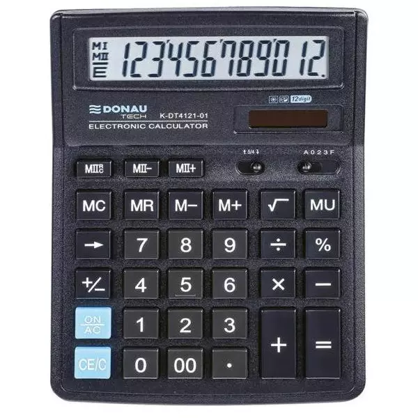 Kalkulačka Donau Tech K-DT4121 čierna