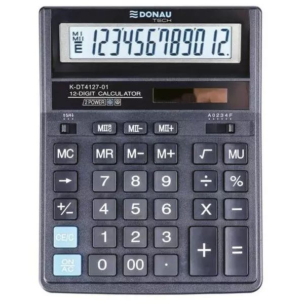 Kalkulačka Donau Tech K-DT4127 čierna
