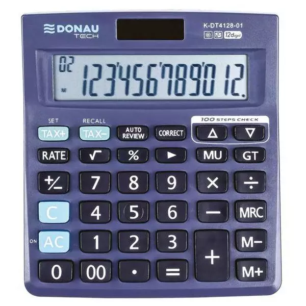 Kalkulačka Donau Tech K-DT4128 čierna