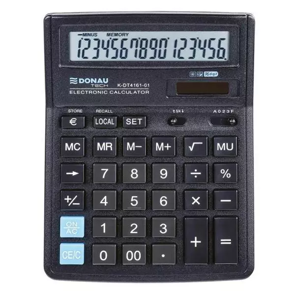 Kalkulačka Donau Tech K-DT4161 čierna