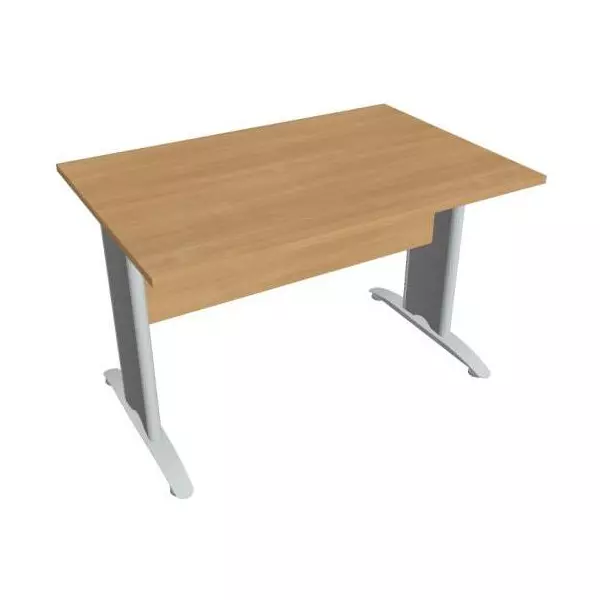 Rokovací stôl Cross, 120x75,5x80 cm, dub/kov