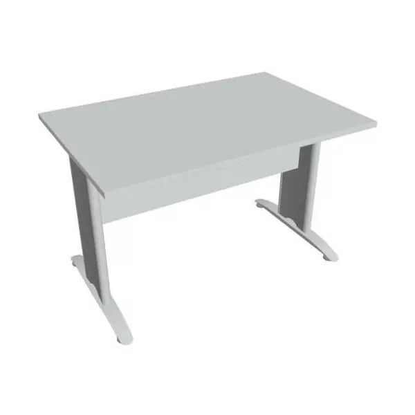Rokovací stôl Cross, 120x75,5x80 cm, sivý/kov